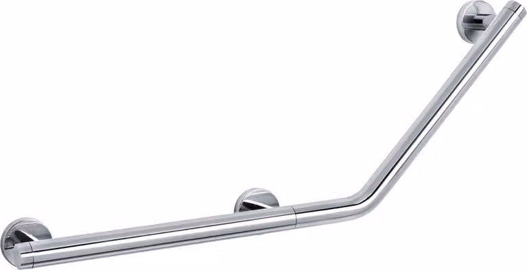 Tiger Boston Comfort & Safety Wandbeugel rechts 135 graden met handgreep - RVS gepolijst