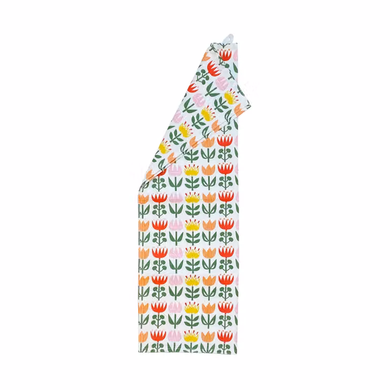 Klippan Yllefabrik Tulip theedoek Multi 46 x 70 cm