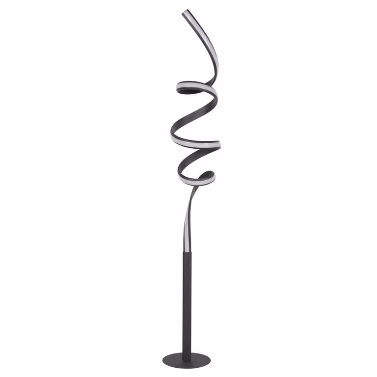 Vloerlamp Arte Highlight zwart modern aluminium