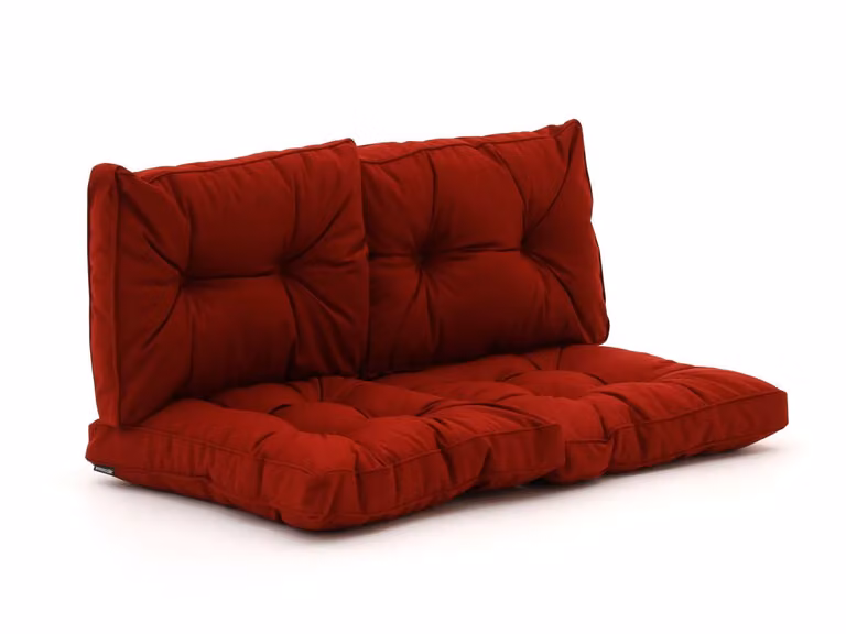 Madison Loungekussen voor de tuin door Kees, Rood, 60 x 40 cm