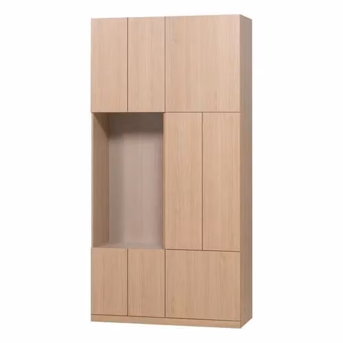 WOOOD Build Wandkast Combinatie 108 cm - Eiken Decor - Naturel