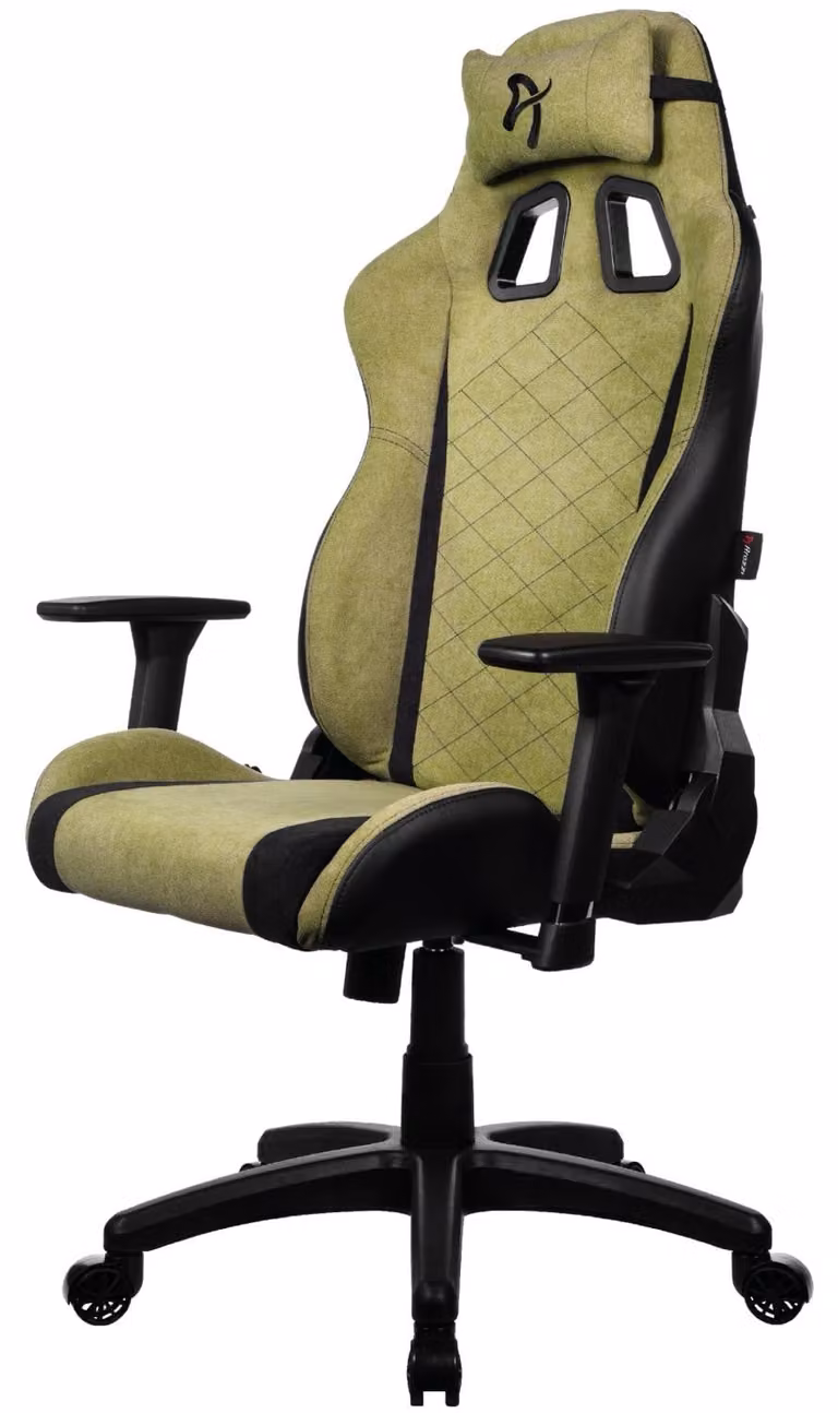 Arozzi Avanti Gamingstoel met zachte stofbekleding - Mosgroen