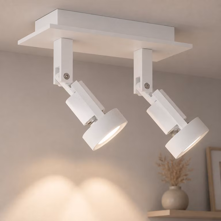 Artdelight Tech Dubbele opbouwspot PL TECH2 WI - Wit