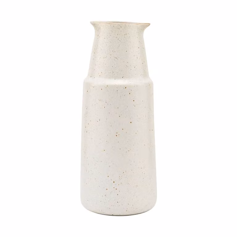House Doctor Pion karaf, grijs-wit, keramiek, Hoogte: 18 cm