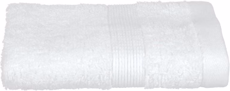 Witte katoenen gastendoek die snel droogt, 50 x 30 cm