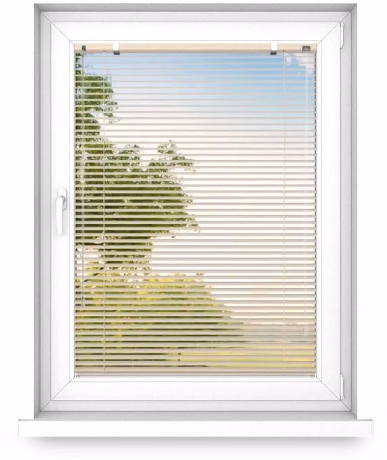 Time4blinds Aluminium Binnenjaloezieën zonder boren - Glanzend Gold - Breedte: 160 cm, Hoogte: 130 cm