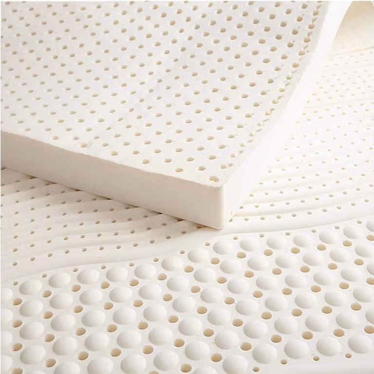Natuurlijke Latex Matras Topper met 7-Zone Ondersteuning voor Comfortverhoging, 90 x 200 cm