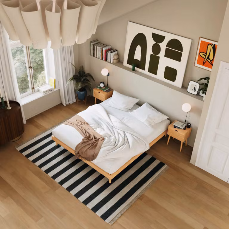Houten bedbodem Ali voor volwassenen