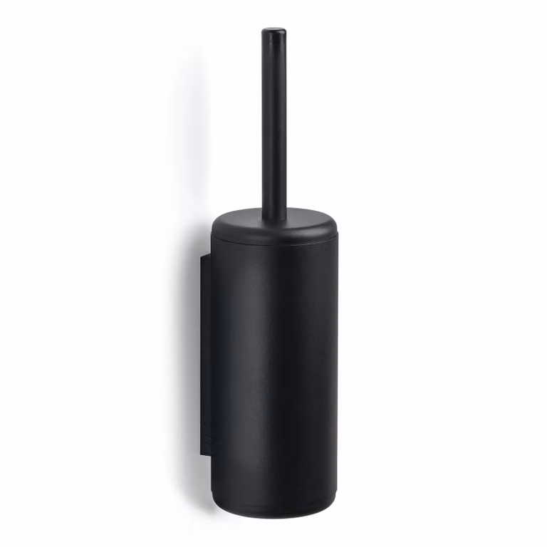 Zone Denmark RIM toiletborstel met wandhouder, Black, 38,2 cm
