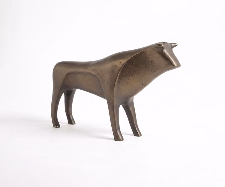 Delife Beeldje Minos Aluminium Aurum Satin B8 x D36 x H23 cm