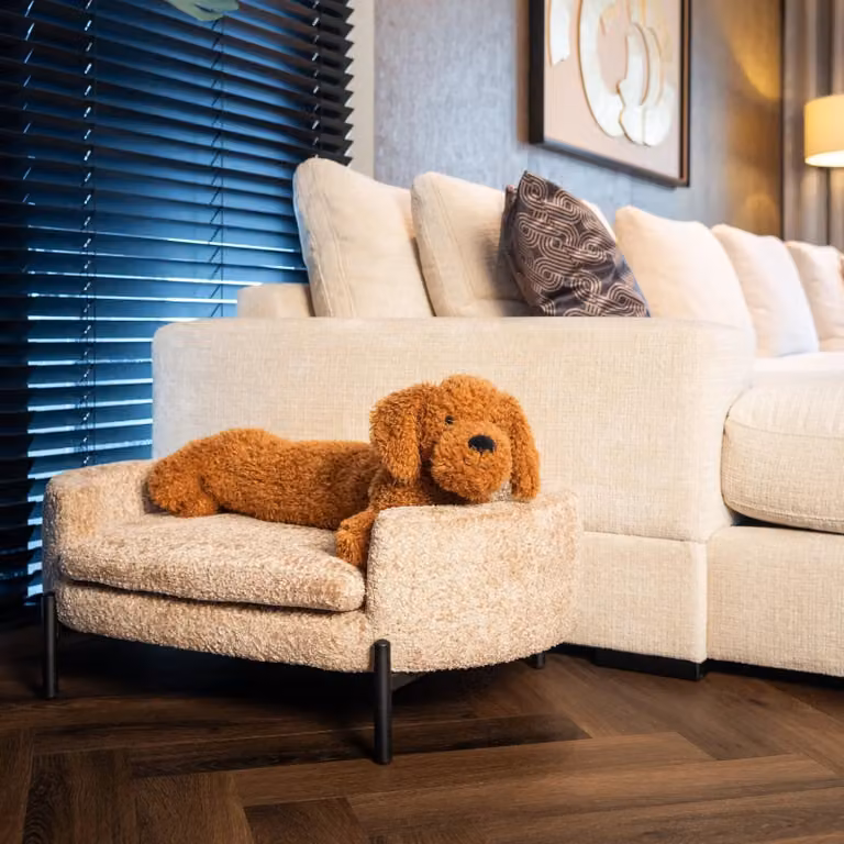 Richmond Interiors Huisdierenbed Dolly Sheep - Beige - Ovaal