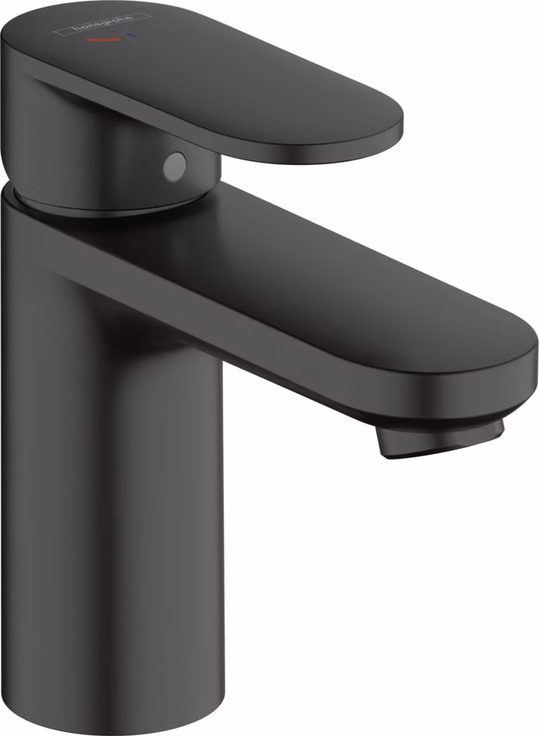 Hansgrohe Vernis Blend eenhendel wastafelmengkraan met CoolStart en afvoergarnituur, matzwart
