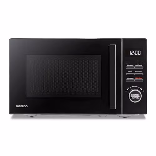 Medion Magnetron met grill MD12021, Zwart, 20 L, 800 W magnetron, 1000 W grill