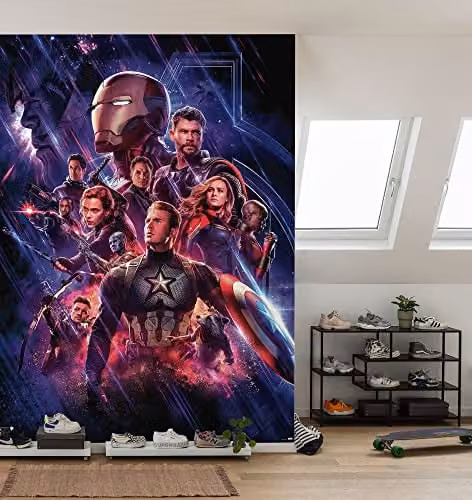Komar Marvel Avengers Endgame Fotobehang, Multicolour, Breedte: 184 cm, Hoogte: 254 cm