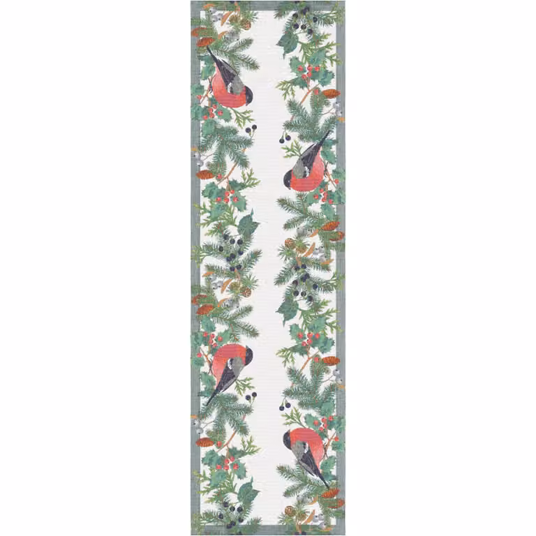 Ekelund Linneväveri Domherre tafelloper Multi B/D/H: 35 x 120 cm