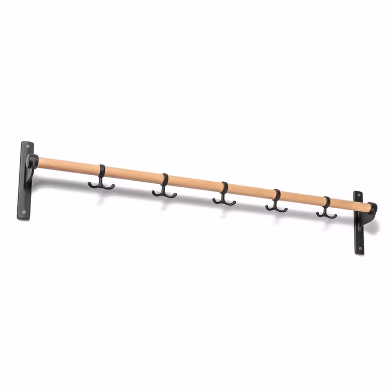 Essem Design Nostalgi kapstok eiken-zwart, Breedte: 100 cm