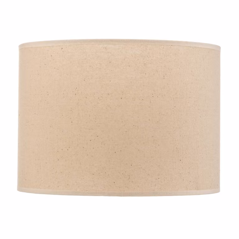 Duolla Lampenkap Roller, beige, Cilinder, Textiel, Ø 25 cm, Hoogte: 18 cm