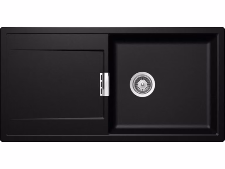 Schock inbouwspoel Mono D-100L A Magma inclusief houten snijplank