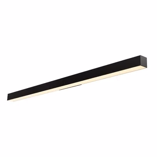 SLV Q-LINE LED wandopbouwarmatuur zwart, 3000K warm wit, 45W, 3800 lm, 110 graden