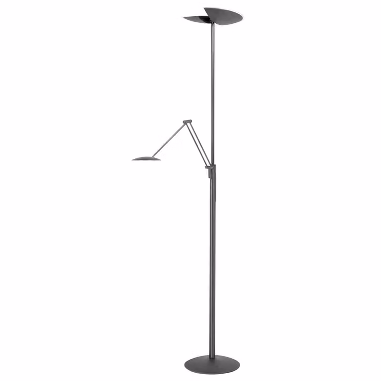 Highlight Sapporo Design Leeslamp zwart Ø 29 cm