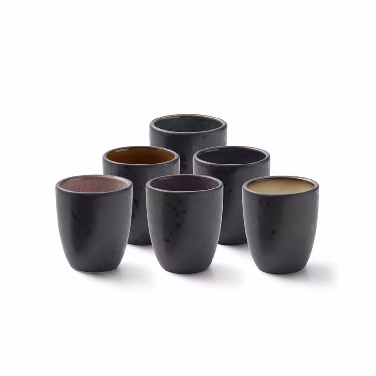 Bitz Bitz espressokop 6-pack Zwart