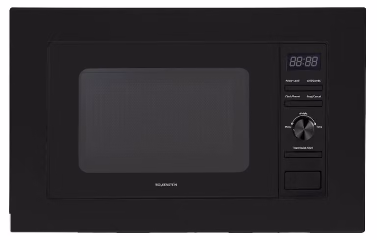 Wolkenstein WMW800-20GB EB Inbouwmagnetron met grillfunctie, 20 liter, 800 Watt, LED-display