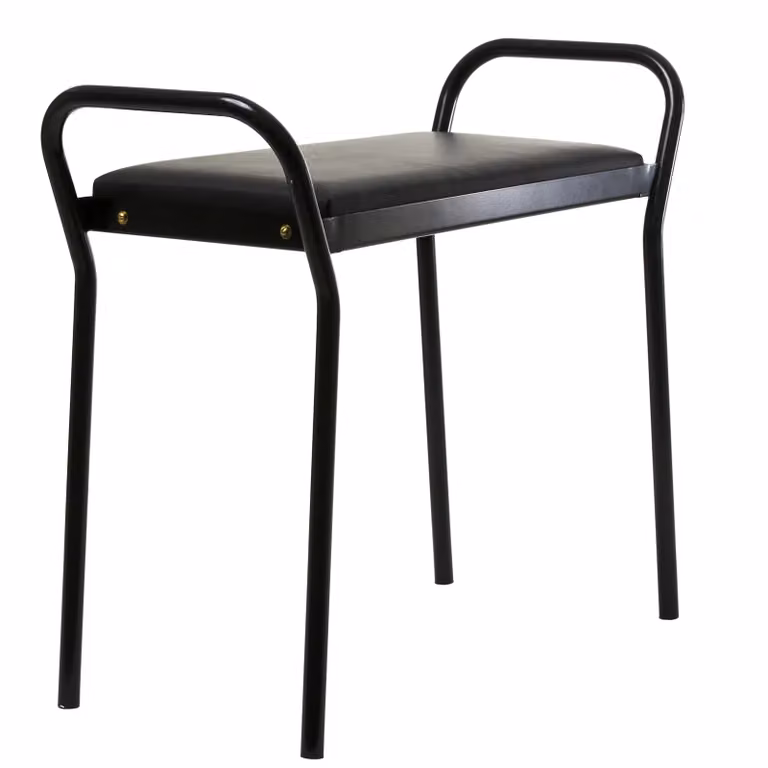 Maze Anyone kruk met zwart faux leather voor volwassenen