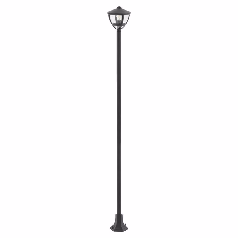 Lyora Padverlichting Amelia 2m - Zwart Aluminium