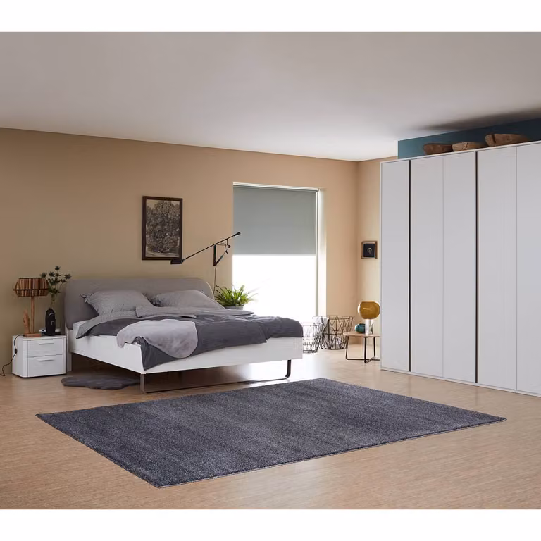 Astra Modern Woontapijt Pure Zwart/Antraciet B: 80 cm, D: 150 cm