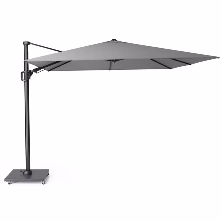 Challenger T² Platinum Sun & Shade Zweefparasol Manhattan - 300 x 300 cm - Dubbel kantelbaar en 360° draaibaar - 98% UV-bescherming