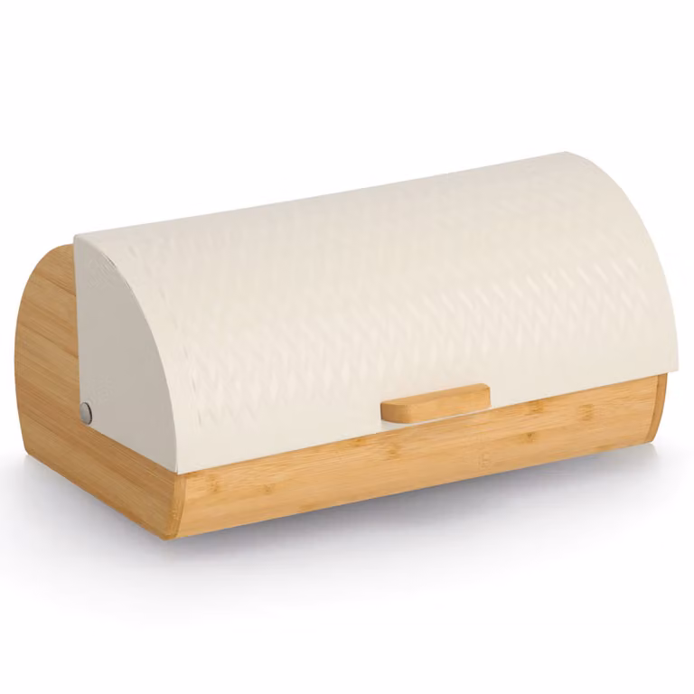 home24 Broodtrommel Lasos Beige B: 22 cm, D: 17 cm, H: 36 cm