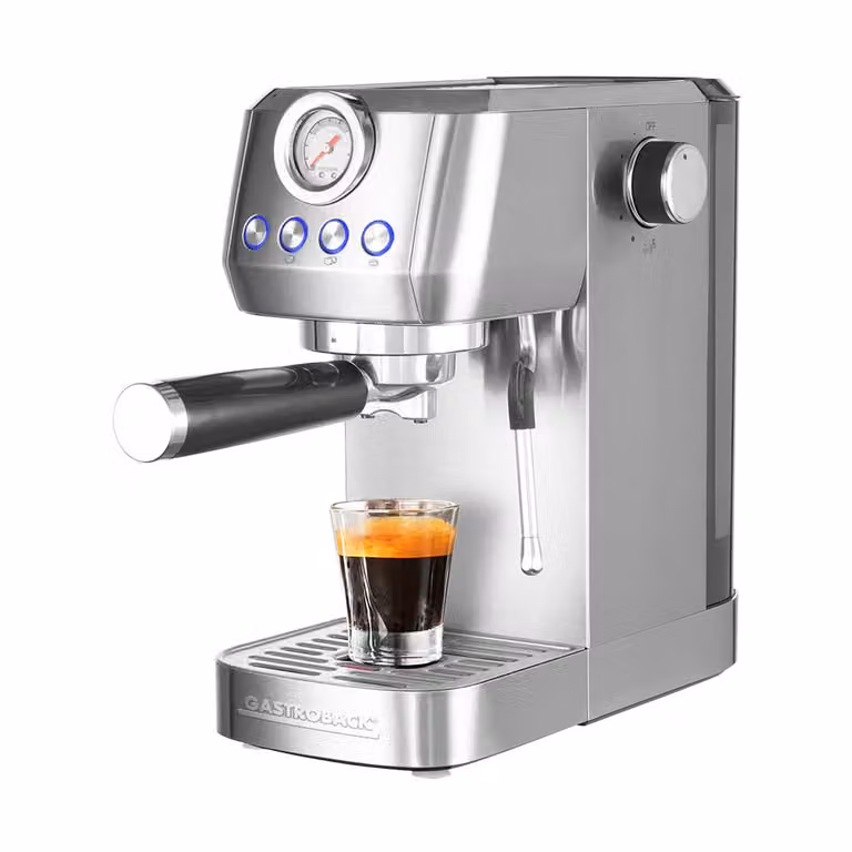 Gastroback Design 42721 Piccolo Pro Espressomachine Zilverkleurig
