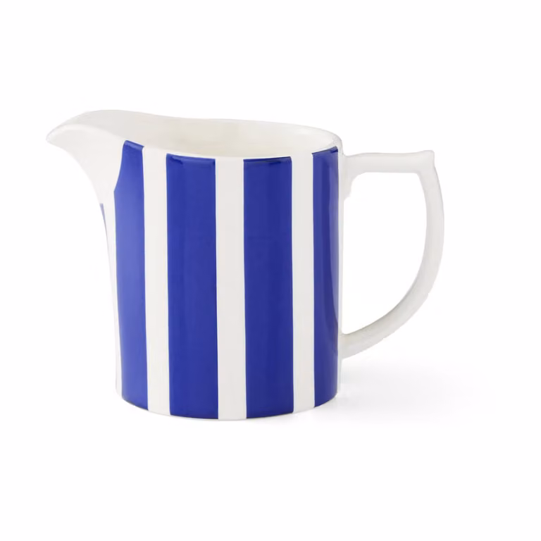 Spode Steccato melkkan 30 cl Blauw-wit
