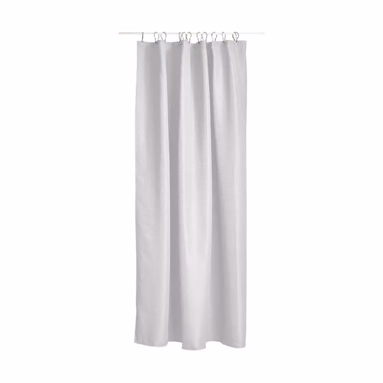 Zone Denmark Lux douchegordijn Soft grey, B: 180 cm, H: 200 cm