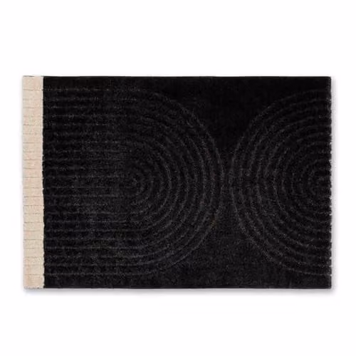 Schöner Wohnen Kollektion Hoogpolig Vloerkleed Ornament Modern Zwart/Wit B: 80 cm, L: 150 cm