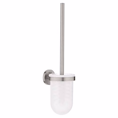 GROHE Essentials Closetborstelset, Zilver, Wandmontage