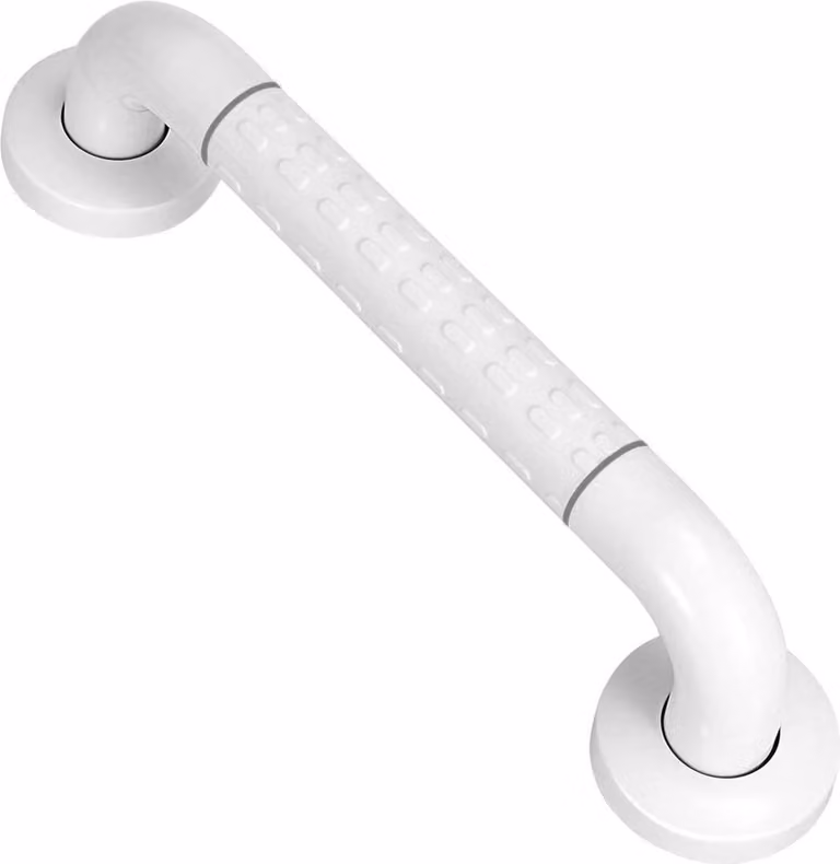 Bonade Antislip Wandbeugel voor Badkamer en Douche, Wit, RVS en Nylon, Lengte: 35 cm