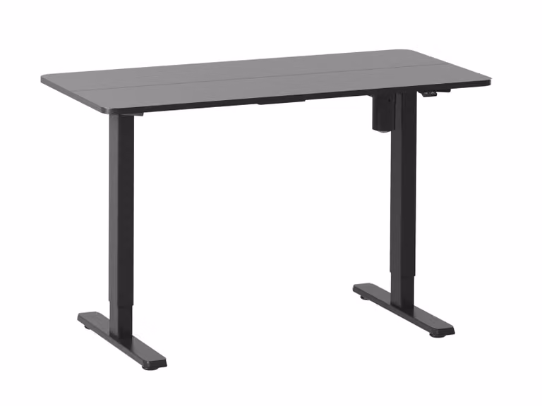 Equip 650812 Elektrisch verstelbaar bureau met één motor, lichtgewicht uitvoering, B/D/H: 120 x 60 x 118 cm