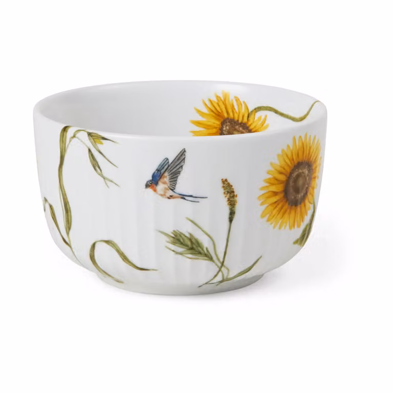 Kähler Hammershøi Summer Kom Sunflower Ø12 cm