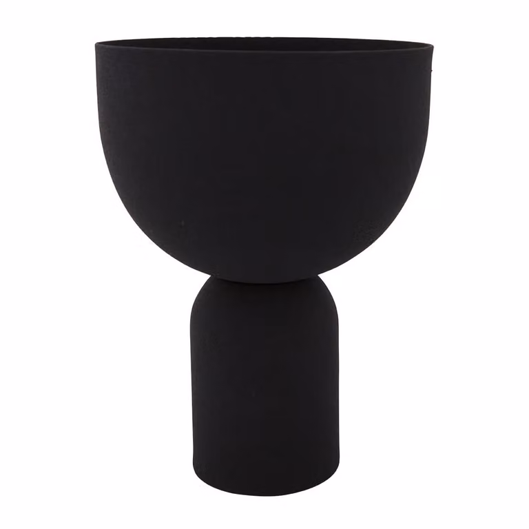 AYTM Torus bloempot zwart Ø 17 cm