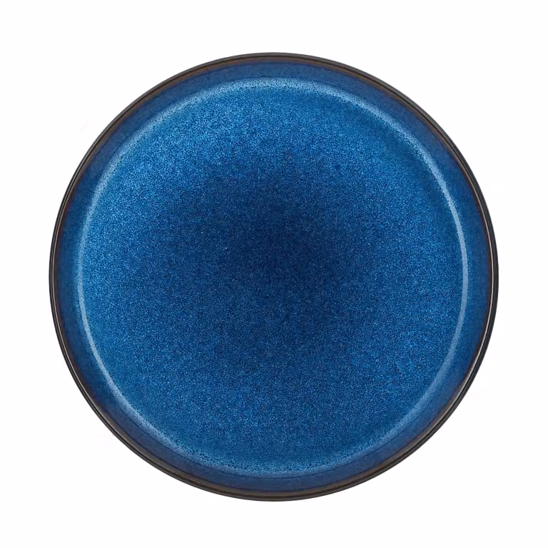 Bitz Gastro bord Ø17 cm Zwart-donkerblauw