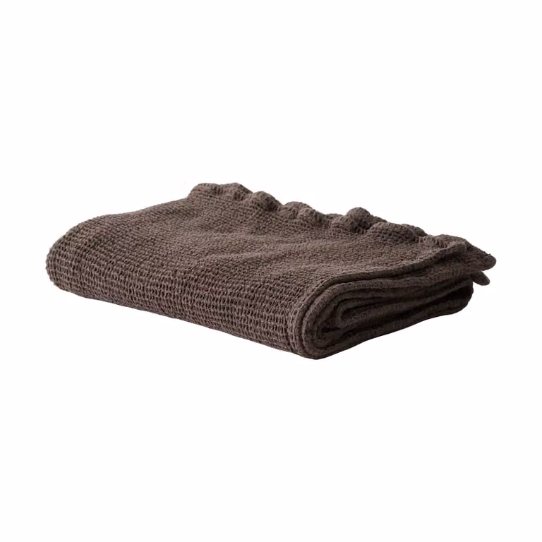 Tell Me More Nella badhanddoek Taupe 70 x 140 cm
