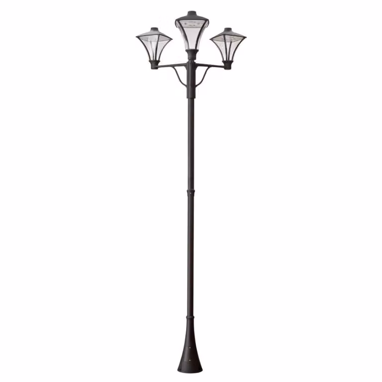 Franssen City Highlight led Buitenlantaarn - 3-lichts - Grafiet grijs - Hoogte: 310 cm