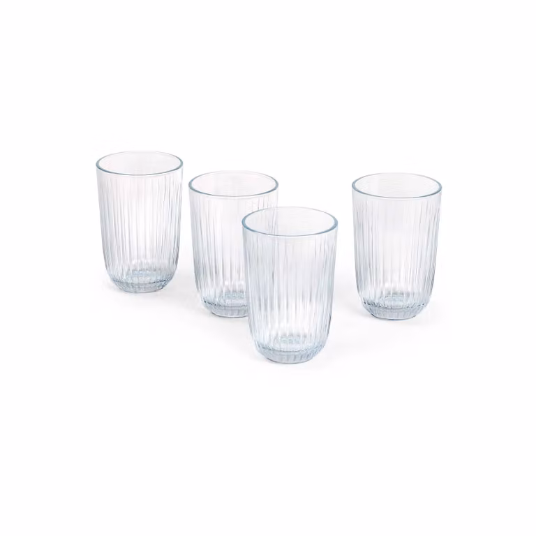 Kähler Hammershøi drinkglas 4-pack 37 cl Doorzichtig