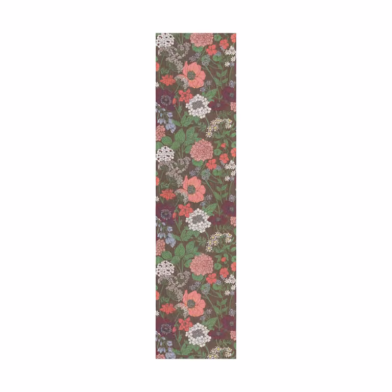 Ekelund Linneväveri Blomsterfång tafelloper, Multi, B/D: 35 x 140 cm