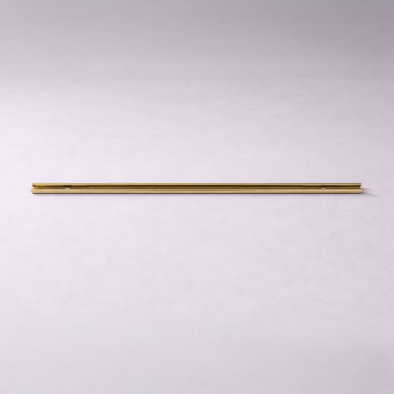 Lyora TraQ rechte aluminium rail in goud, 2 meter