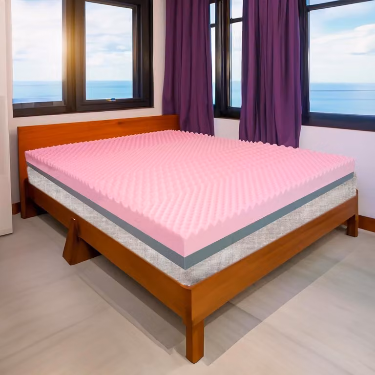 Hybride Topper Matras voor Comfortverhoging - Dubbelzijdig Gebruik - B/D: 95 x 195 cm