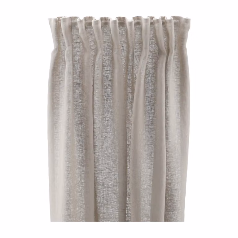 Scandi Living Tranquility gordijn met multiband, Greige, B: 139 cm, H: 250 cm