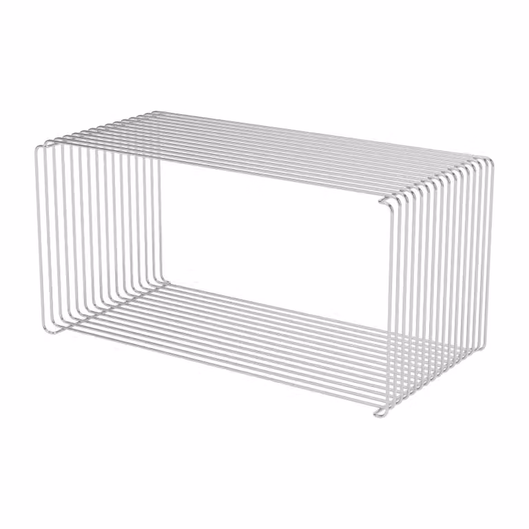 Montana Panton Wire Extended plank, Zilver, B: 70 cm, D: 34,8 cm, H: 34,8 cm