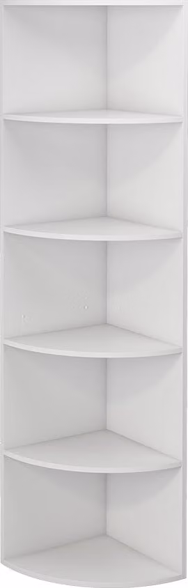 Vicco Fabienne Hoekrek Wit met 5 vakken, 40 x 180 cm